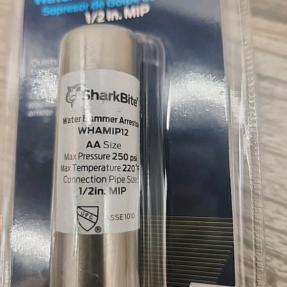 SharkBite Water Hammer Arrestor 1/2 in. MIP 2Pack [WALL 2] - Picture 6 of 9